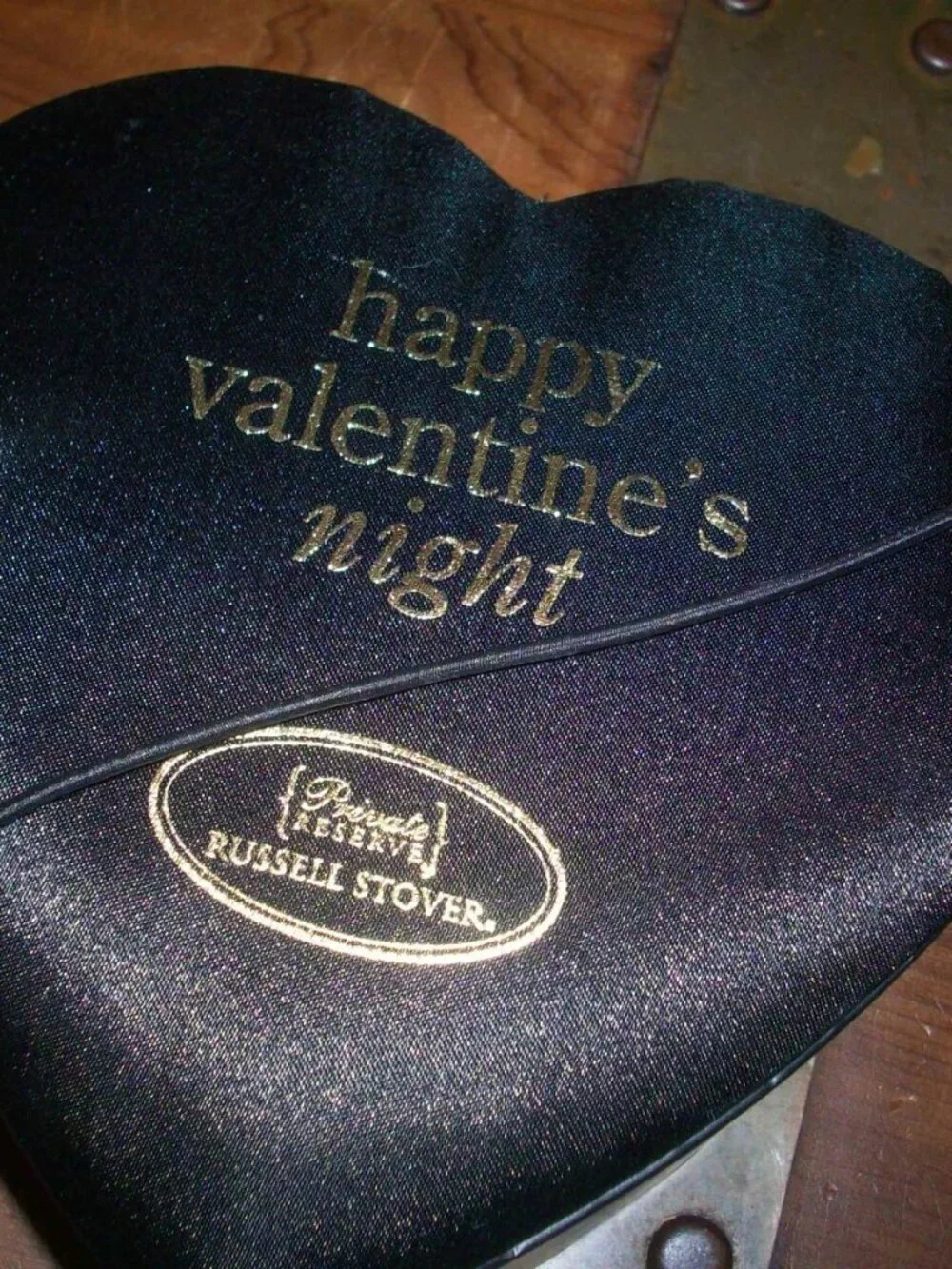Valentine’s Candy Box Black Padded 6